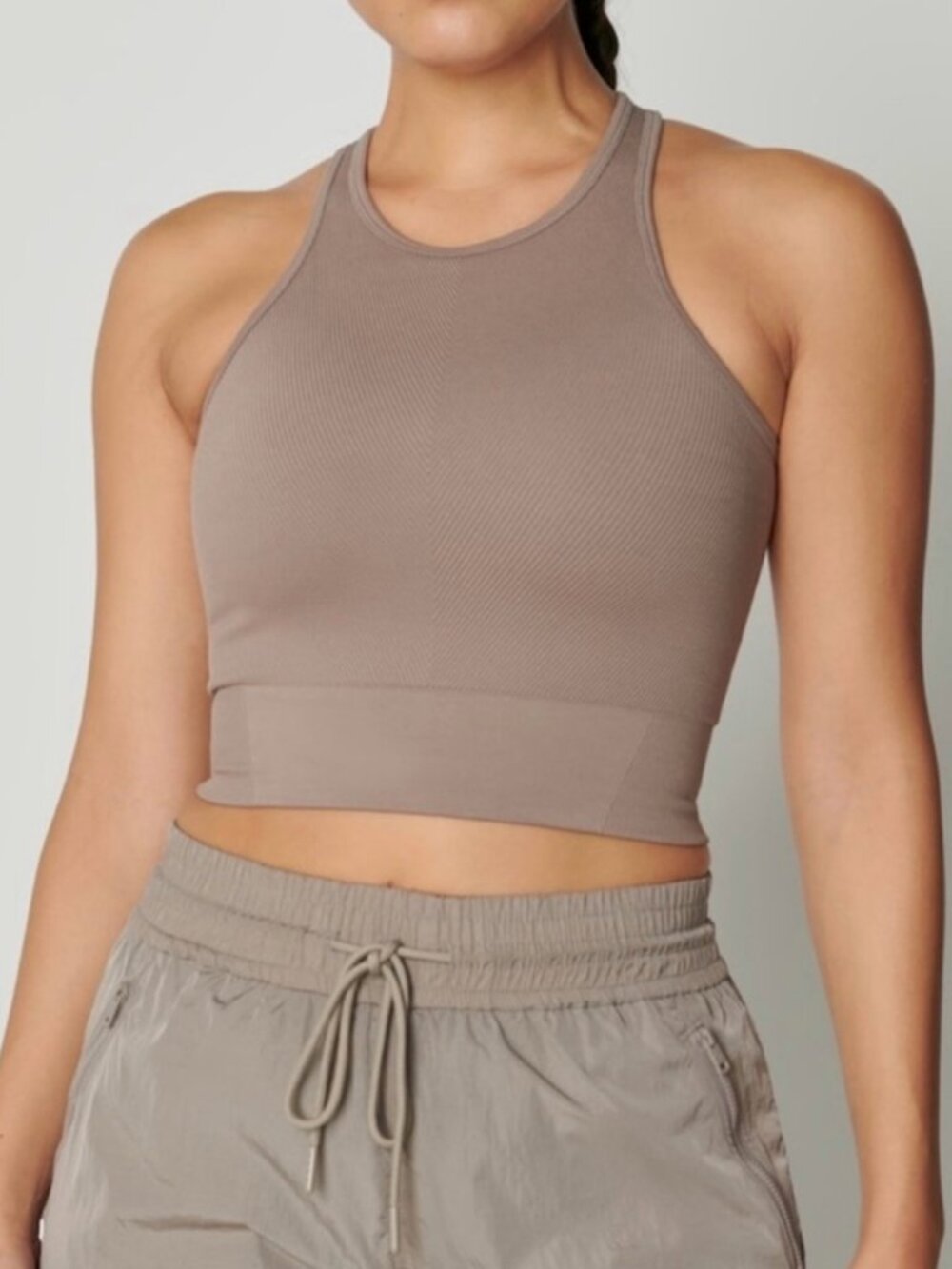Abercrombie YPB Seamless Ribbed Scuba Workout Tank